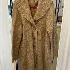 J. Jill Cozy Tan Teddy Jacket
